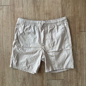 H&M Light Tan Elastic Waist Shorts